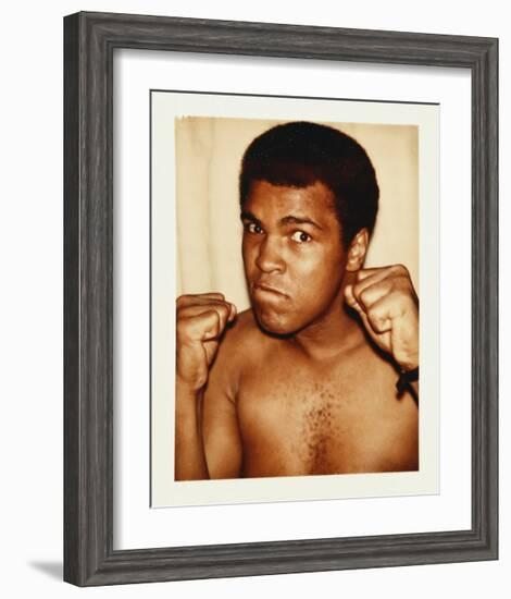 Ali, Muhammad, 1977-Andy Warhol-Framed Giclee Print