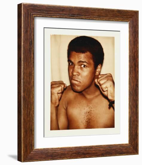 Ali, Muhammad, 1977-Andy Warhol-Framed Giclee Print