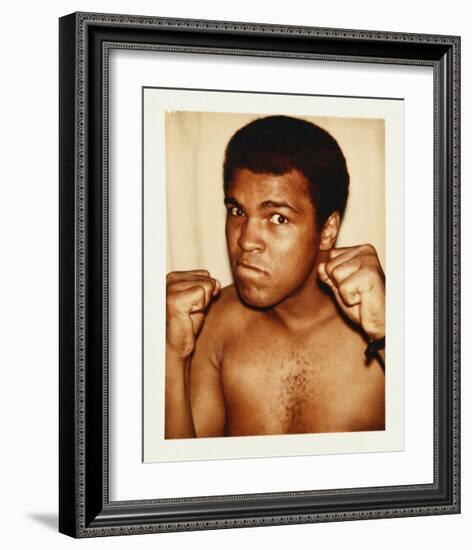 Ali, Muhammad, 1977-Andy Warhol-Framed Giclee Print