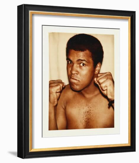 Ali, Muhammad, 1977-Andy Warhol-Framed Giclee Print