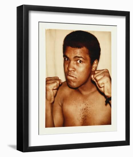 Ali, Muhammad, 1977-Andy Warhol-Framed Giclee Print