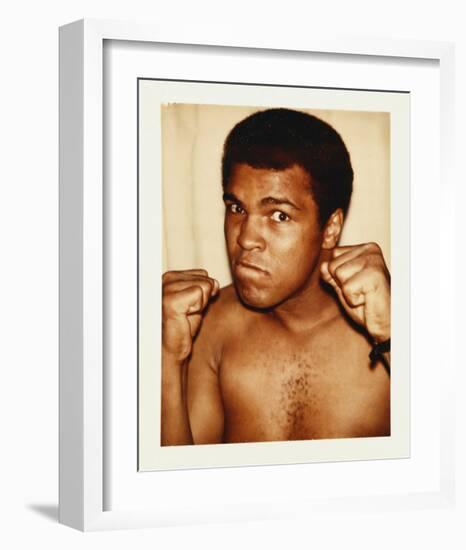 Ali, Muhammad, 1977-Andy Warhol-Framed Giclee Print