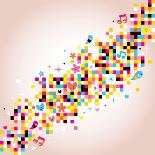 Fun Pixel Background-Alias Ching-Art Print