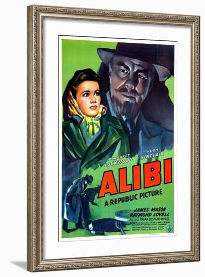 Alibi, Margaret Lockwood, Hugh Sinclair, 1942-null-Framed Art Print