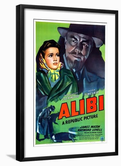 Alibi, Margaret Lockwood, Hugh Sinclair, 1942-null-Framed Art Print