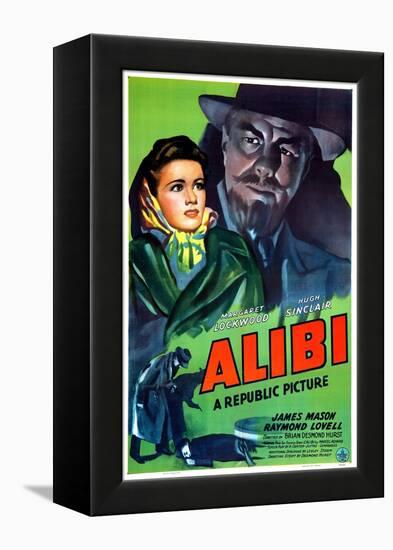 Alibi, Margaret Lockwood, Hugh Sinclair, 1942-null-Framed Stretched Canvas