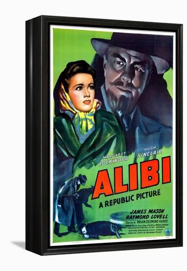 Alibi, Margaret Lockwood, Hugh Sinclair, 1942-null-Framed Stretched Canvas