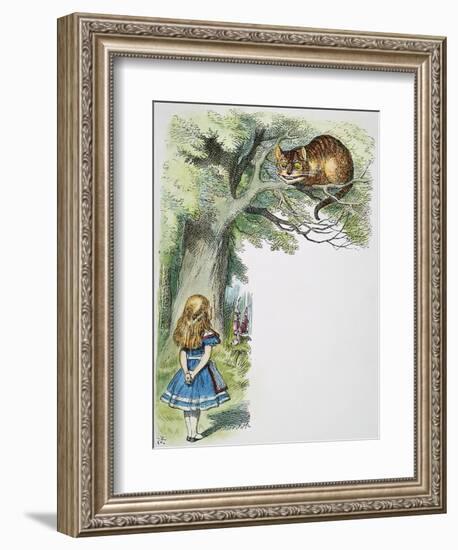 Alice, 1865-John Tenniel-Framed Giclee Print