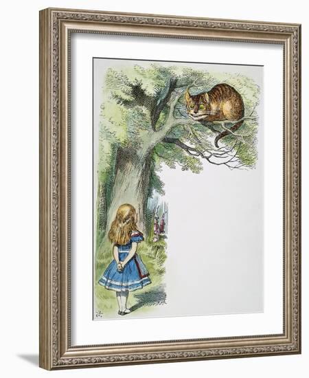 Alice, 1865-John Tenniel-Framed Giclee Print