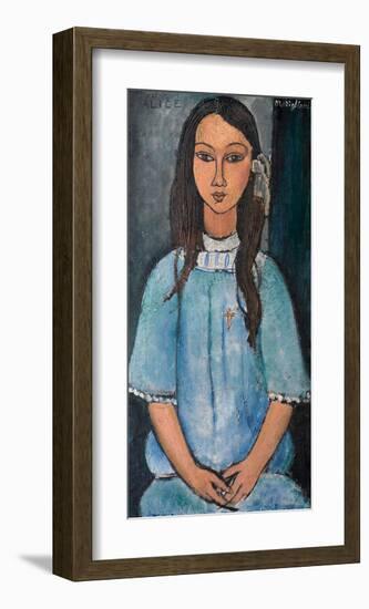 Alice, about 1918-Amedeo Modigliani-Framed Giclee Print