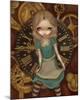 Alice and Clockworks-Jasmine Becket-Griffith-Mounted Art Print