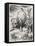 Alice and her dog-John Tenniel-Framed Premier Image Canvas