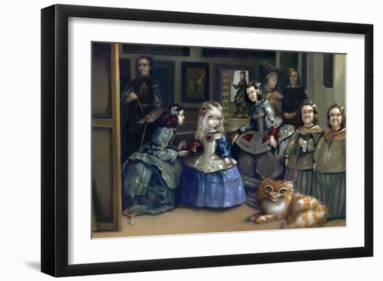 Alice and Las Meninas-Jasmine Becket-Griffith-Framed Art Print