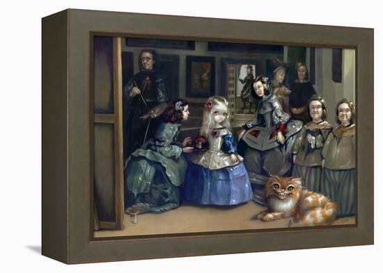 Alice and Las Meninas-Jasmine Becket-Griffith-Framed Stretched Canvas