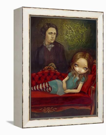 Alice and Lewis-Jasmine Becket-Griffith-Framed Stretched Canvas