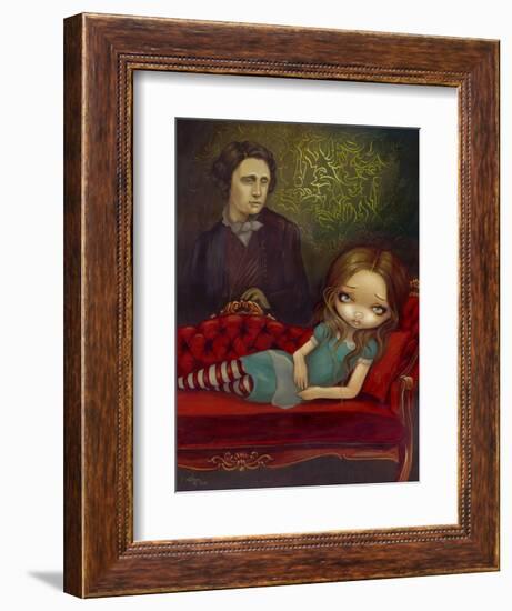 Alice and Lewis-Jasmine Becket-Griffith-Framed Art Print