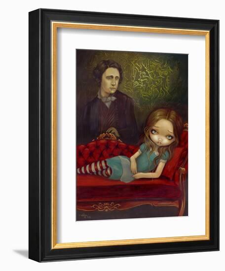 Alice and Lewis-Jasmine Becket-Griffith-Framed Art Print