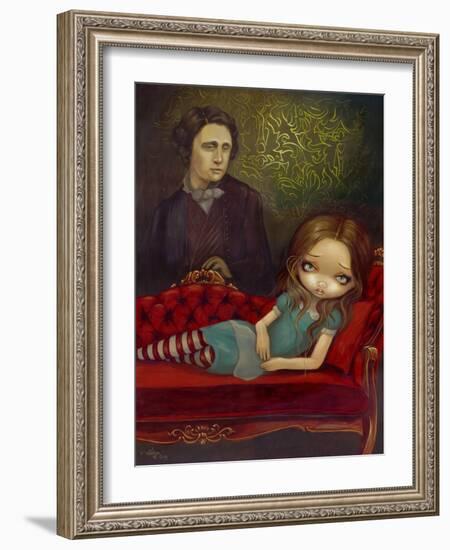 Alice and Lewis-Jasmine Becket-Griffith-Framed Art Print