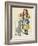 Alice and the Bottle, 1930-John Tenniel-Framed Giclee Print