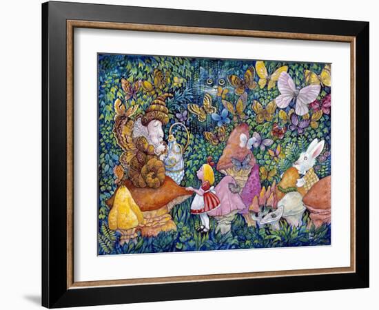 Alice and the Caterpiller-Bill Bell-Framed Giclee Print