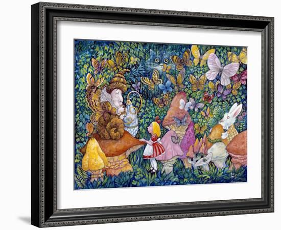 Alice and the Caterpiller-Bill Bell-Framed Giclee Print