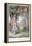 Alice and the Cheshire Cat, Alice's Adventures in Wonderland and through the Looking-Glass and What-John Tenniel-Framed Premier Image Canvas