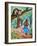 'Alice and the Cheshire Cat', c1910-John Tenniel-Framed Giclee Print