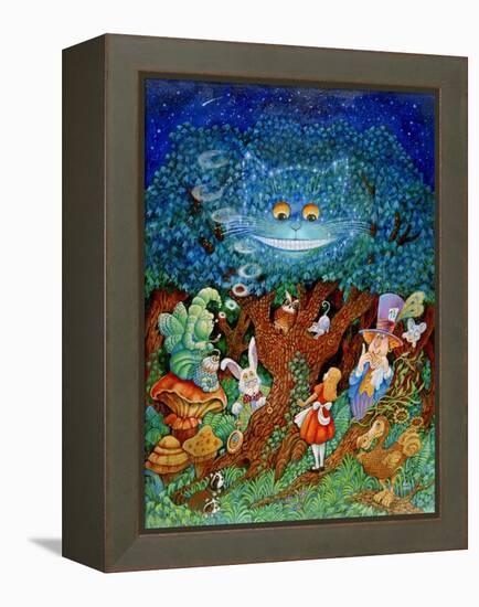 Alice and the Cheshire Cat-Bill Bell-Framed Premier Image Canvas