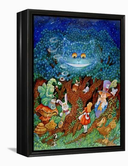Alice and the Cheshire Cat-Bill Bell-Framed Premier Image Canvas