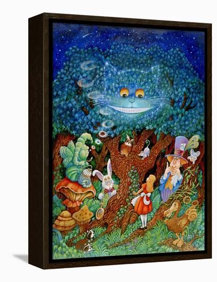 Alice and the Cheshire Cat-Bill Bell-Framed Premier Image Canvas
