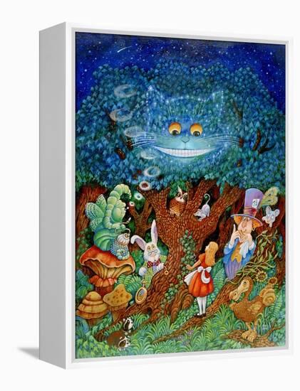 Alice and the Cheshire Cat-Bill Bell-Framed Premier Image Canvas