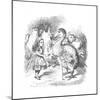 'Alice and the Dodo', 1889-John Tenniel-Mounted Giclee Print