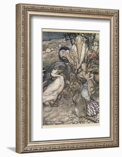 Alice and the Dodo-Arthur Rackham-Framed Photographic Print