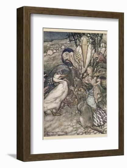 Alice and the Dodo-Arthur Rackham-Framed Photographic Print