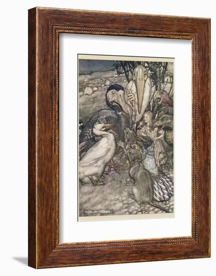 Alice and the Dodo-Arthur Rackham-Framed Photographic Print