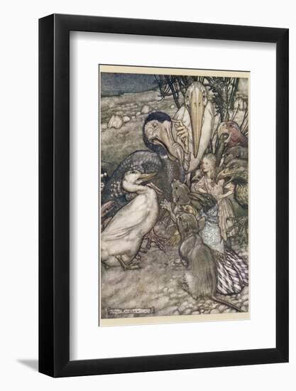 Alice and the Dodo-Arthur Rackham-Framed Photographic Print