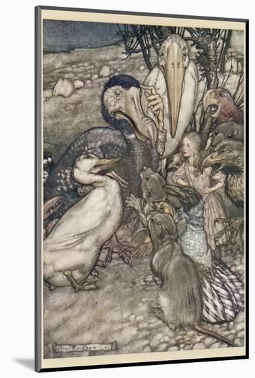 Alice and the Dodo-Arthur Rackham-Mounted Photographic Print