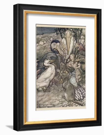 Alice and the Dodo-Arthur Rackham-Framed Photographic Print