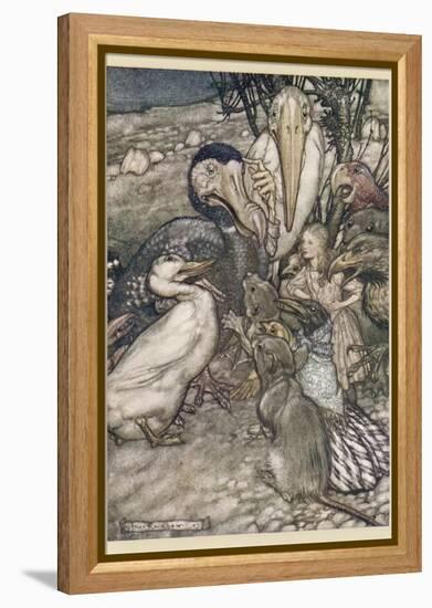 Alice and the Dodo-Arthur Rackham-Framed Premier Image Canvas