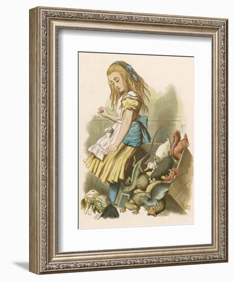 Alice and the Jury-John Tenniel-Framed Photographic Print