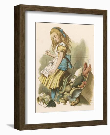 Alice and the Jury-John Tenniel-Framed Photographic Print