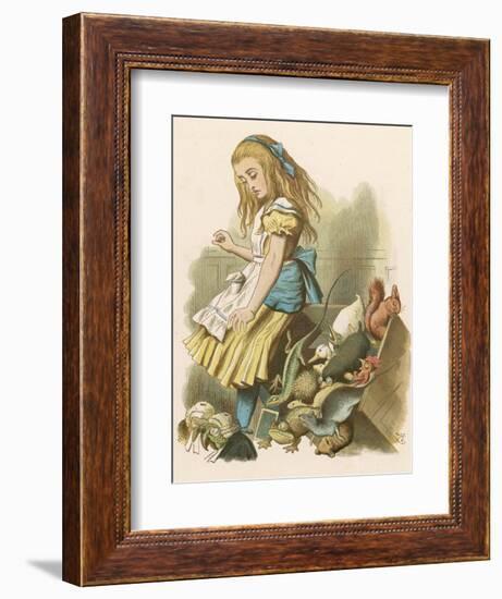 Alice and the Jury-John Tenniel-Framed Photographic Print