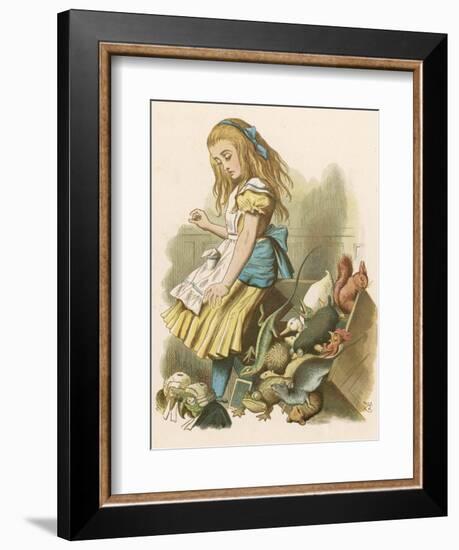 Alice and the Jury-John Tenniel-Framed Photographic Print