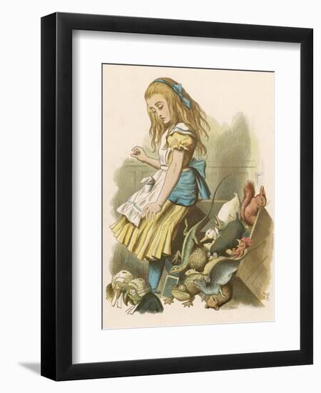 Alice and the Jury-John Tenniel-Framed Photographic Print