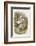 Alice and the Pig Alice Carrying a Baby Pig-John Tenniel-Framed Photographic Print