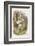 Alice and the Pig Alice Carrying a Baby Pig-John Tenniel-Framed Photographic Print