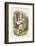 Alice and the Pig Alice Carrying a Baby Pig-John Tenniel-Framed Photographic Print