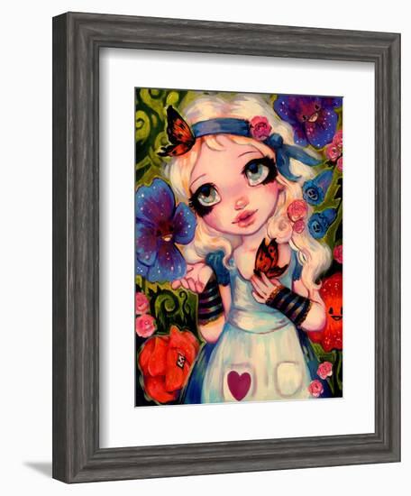 Alice and The Talking Garden-Natasha Wescoat-Framed Giclee Print