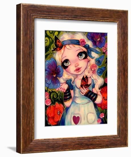 Alice and The Talking Garden-Natasha Wescoat-Framed Giclee Print