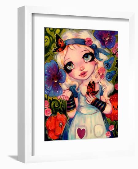 Alice and The Talking Garden-Natasha Wescoat-Framed Giclee Print